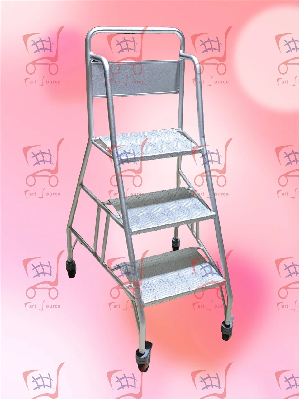 Aluminum Ladder With Wheels